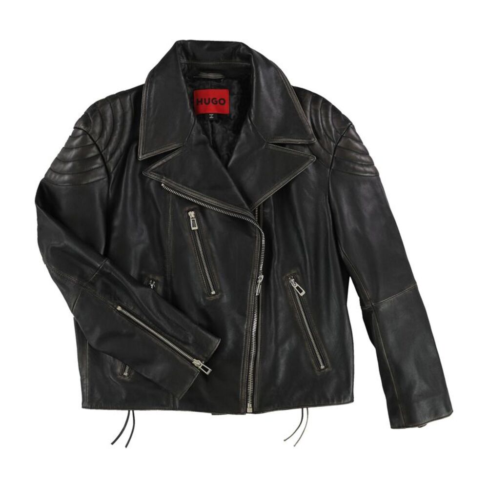 Hugo Boss Womens Zip SLeeve Biker Jacket, NWT